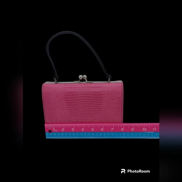 Unbranded Pink Textured Small Handbag - Picture 7 of 8